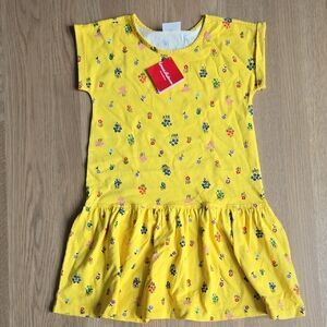 Hanna Andersson Yellow Floral Kids Dress